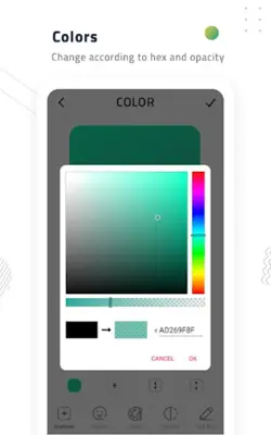 Pure Solid Color Wallpaper - G android App screenshot 2